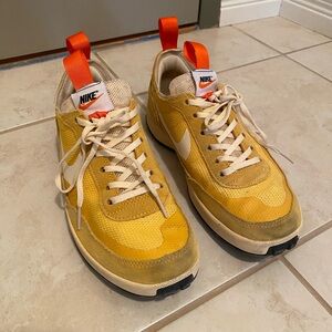 Mens Used Nike Tom Sachs General Purpose Shoe Dark Sulfur Yellow Size 9 US